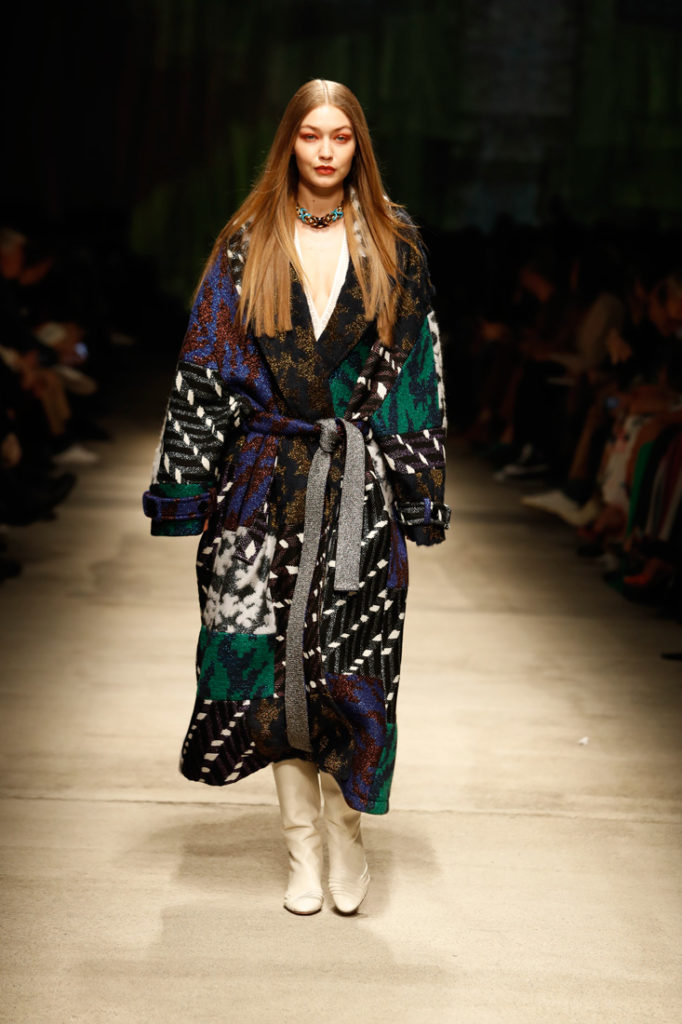 Gigi Hadid walks for Missoni at Milan Fashion Week